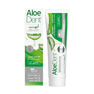 Aloedent, Toothpaste Anti Cavity With Whitening Effect - 100 Ml Aloedent, Toothpaste Anti Cavity With Whitening Effect - 100 Ml