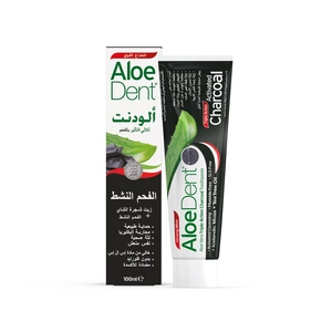 Aloedent, Toothpaste Triple Action Charcoal Strong Mint - 100 Ml - 2 Aloedent, Toothpaste Triple Action Charcoal Strong Mint - 100 Ml - 2
