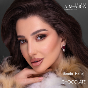 Amara, Monthly Contact Lenses, Chocolate - 1 Pair - 3 Amara, Monthly Contact Lenses, Chocolate - 1 Pair - 3