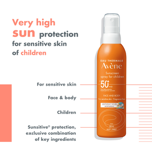 Avene, Spray for Children Spf 50+ - 200 Ml - 2 Avene, Spray for Children Spf 50+ - 200 Ml - 2