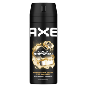 Axe, Body Spray Deodorant Gold Temptation - 150 Ml Axe, Body Spray Deodorant Gold Temptation - 150 Ml