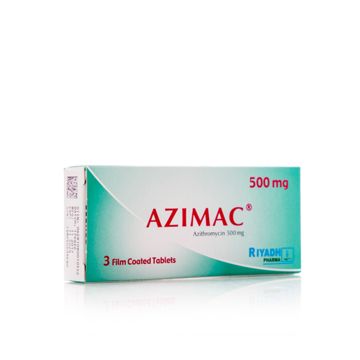Azimac 500 Mg, Antibiotic - 3 Tablets