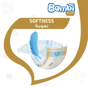 Bambi, Baby Diapers Size 2 Value Pack - 48 Pcs - 2 Bambi, Baby Diapers Size 2 Value Pack - 48 Pcs - 2