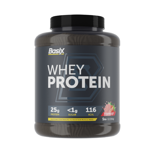 Basix, Whey Protein Strawberry Swirl Flavour - 2.25 Kg
