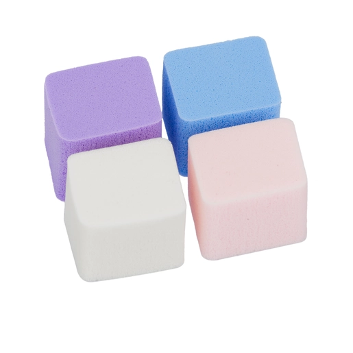 Beautytime, Squared Sponges, For Foundation - 4 Pcs