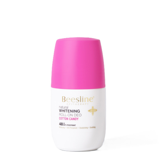 Beesline, Deodorant, Whitening Roll On, Cotton Candy - 50 Ml