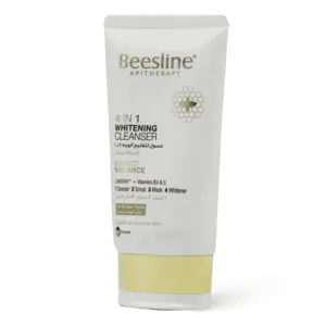 Beesline, Face Cleanser, 4 In 1, Cleanser, Scrub, Mask & Whitener, Exfoliates The Skin Daily - 150 Ml - 4 Beesline, Face Cleanser, 4 In 1, Cleanser, Scrub, Mask & Whitener, Exfoliates The Skin Daily - 150 Ml - 4