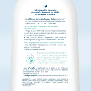 Biolane, For Children Body & Hair Cleanser Gel - 350 Ml - 3 Biolane, For Children Body & Hair Cleanser Gel - 350 Ml - 3