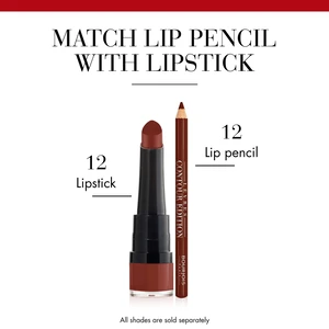 Bourjois, Rouge Velvet The Lipstick 12 - 1 Pc - 16 Bourjois, Rouge Velvet The Lipstick 12 - 1 Pc - 16