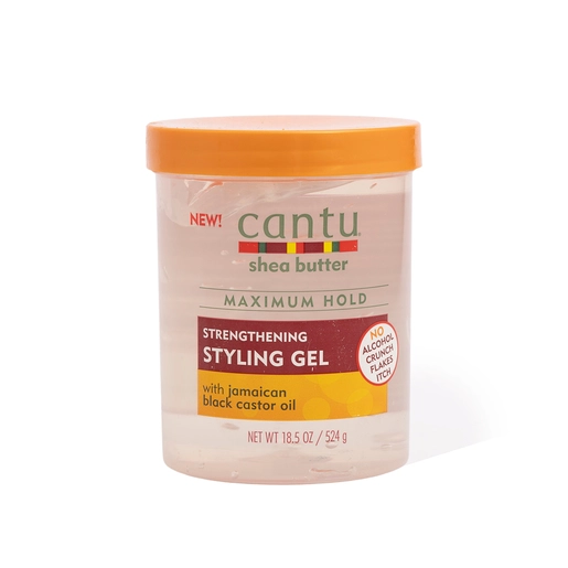 Cantu, Shea Butter, Styling Gel, Strengthening, Maximum Hold - 524 Gm