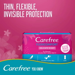 Carefree, Pantyliners Flexicomfort - 40 Pcs - 2 Carefree, Pantyliners Flexicomfort - 40 Pcs - 2