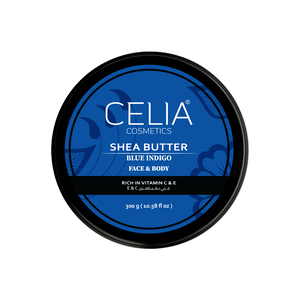 Celia, Blue Indigo Body & Face Shea Butter - 300 Gm Celia, Blue Indigo Body & Face Shea Butter - 300 Gm