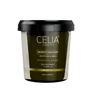 Celia, Moroccan Soap Olive Oil & Shea With Vitamin E - 500 Gm Celia, Moroccan Soap Olive Oil & Shea With Vitamin E - 500 Gm
