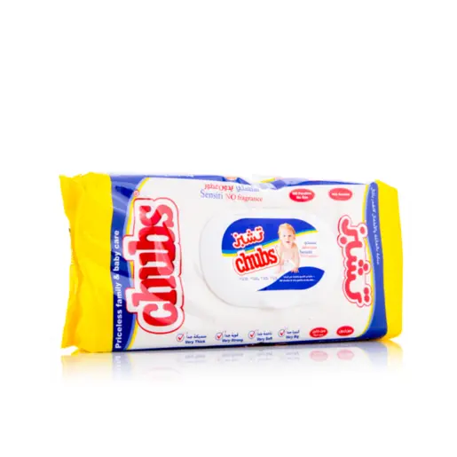 Chubs, Baby Wipes Sensitive Fragrance Free - 40 Pcs