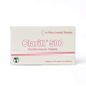 Claritt, Clarithromycin, Tablet, 500 Mg - 14 Tablets - 2 Claritt, Clarithromycin, Tablet, 500 Mg - 14 Tablets - 2