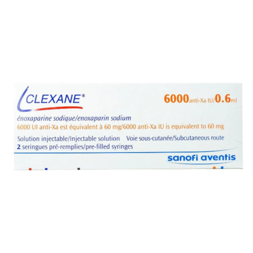 Clexane, Enoxaparin, 60 Mg - 2 Syringe