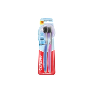 Colgate, Toothbrush Charcoal Small 1+1 - 1 Kit Colgate, Toothbrush Charcoal Small 1+1 - 1 Kit