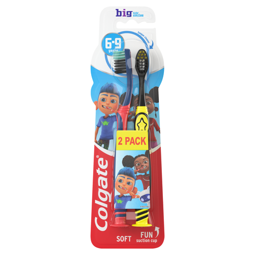 Colgate, Toothbrush Kids 6-9 Years - 2 Pcs