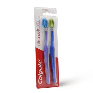 Colgate, Toothbrush Swiss Ultra Soft 1+1 Free - 1 Kit - 3 Colgate, Toothbrush Swiss Ultra Soft 1+1 Free - 1 Kit - 3