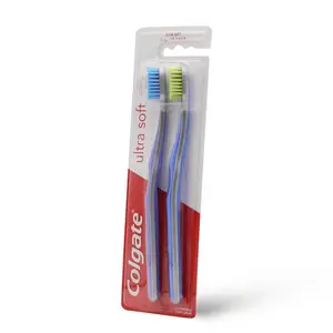 Colgate, Toothbrush Swiss Ultra Soft 1+1 Free - 1 Kit - 4 Colgate, Toothbrush Swiss Ultra Soft 1+1 Free - 1 Kit - 4