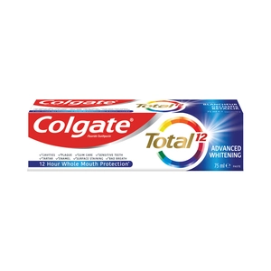 Colgate, Toothpaste Total 12 Advanced Whitening - 75 Ml Colgate, Toothpaste Total 12 Advanced Whitening - 75 Ml