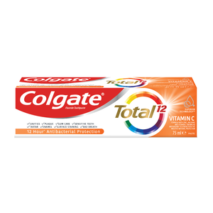 Colgate, Toothpaste Total 12 With Vitamin C - 75 Ml Colgate, Toothpaste Total 12 With Vitamin C - 75 Ml