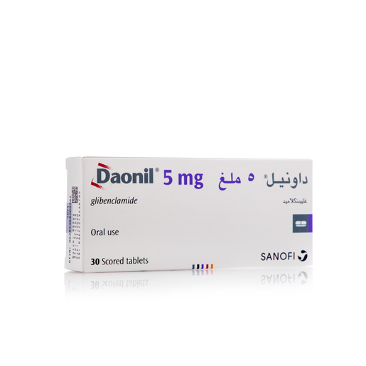 Daonil 5 Mg, Reduce Blood Glucose Level - 30 Tablets