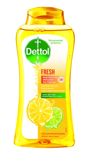 Dettol, Body Wash Fresh Antibacterial Citrus - 250 Ml