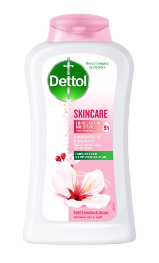 Dettol, Body Wash Skincare Antibacterial Rose - 250 Ml