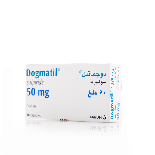 Dogmatil 50 Mg, Antipsychotic - 30 Capsules