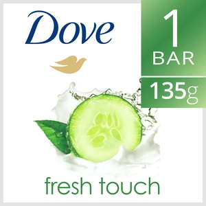 Dove, Beauty Bar Fresh Touch - 135 Gm Dove, Beauty Bar Fresh Touch - 135 Gm