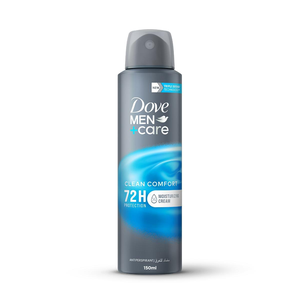 Dove, Men Care, Anti perspirant Spray Clean Comfort - 150 Ml Dove, Men Care, Anti perspirant Spray Clean Comfort - 150 Ml