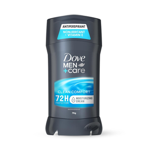 Dove, Men Care Deodorant Stick Clean Comfort 72H - 76 Gm Dove, Men Care Deodorant Stick Clean Comfort 72H - 76 Gm