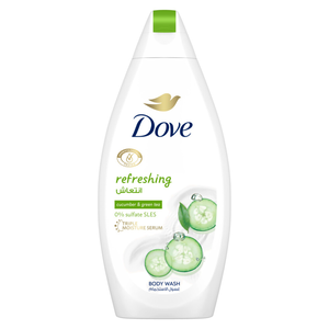Dove, Shower Gel Go Fresh Cucumber & Green Tea - 500 Ml Dove, Shower Gel Go Fresh Cucumber & Green Tea - 500 Ml