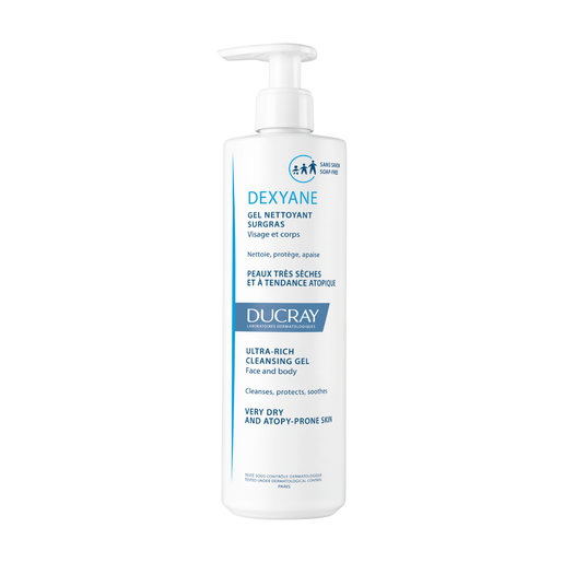 Ducray, Dexyane, Cleansing Gel, Very Dry & Skin Eczema - 400 Ml
