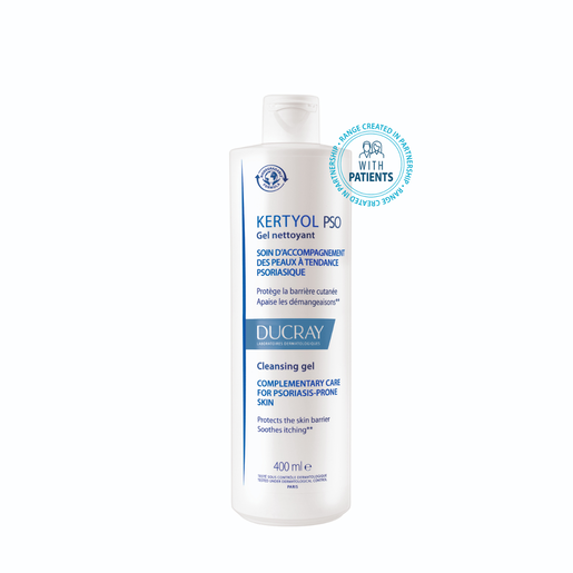 Ducray, Kertyol PSO, Cleansing Gel, Body & Scalp Psoriasis - 400 Ml