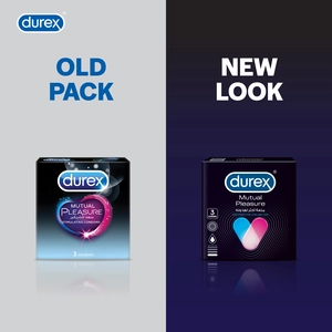 Durex, Condom Mutual Pleasure - 3 Pcs - 2 Durex, Condom Mutual Pleasure - 3 Pcs - 2