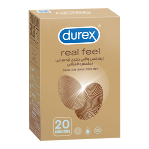 Durex, Condom Real Feel - 20 Pcs Durex, Condom Real Feel - 20 Pcs