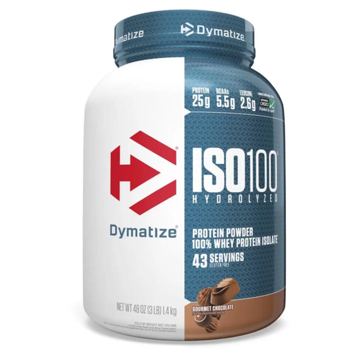 Dymatize, Iso 100 Protein Gourmet Chocolate - 1.4 Kg