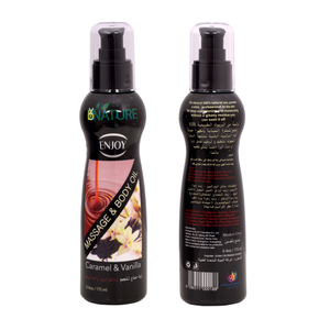Enjoy, Massage Oil, Caramel Vanilla - 175 Ml - 3 Enjoy, Massage Oil, Caramel Vanilla - 175 Ml - 3