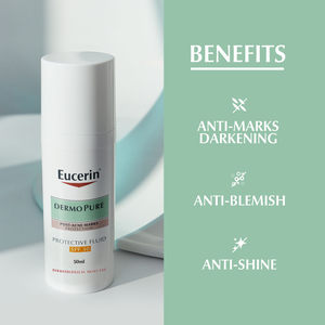 Eucerin, Dermopurifyer, Day Fluid, Post Acne Marks - 50 Ml - 3 Eucerin, Dermopurifyer, Day Fluid, Post Acne Marks - 50 Ml - 3