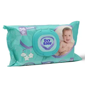 Evy Baby, Baby Wipes Creamy - 50 Pcs - 3 Evy Baby, Baby Wipes Creamy - 50 Pcs - 3