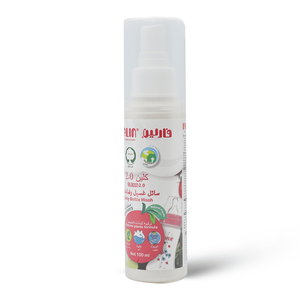 Farlin, Baby Bottle Wash Travel Pak - 100 Ml - 4 Farlin, Baby Bottle Wash Travel Pak - 100 Ml - 4