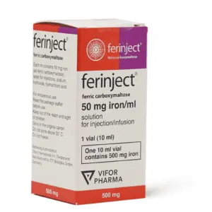Ferinject, Vial, Iron Supplement - 1 Vial - 3 Ferinject, Vial, Iron Supplement - 1 Vial - 3
