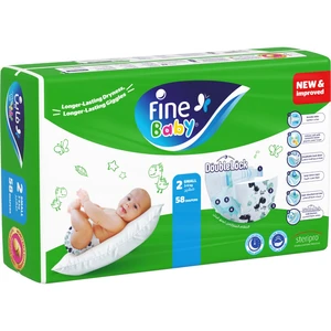Fine Baby, Baby Diapers Size 2 3-6 Kg - 58 Pcs - 4 Fine Baby, Baby Diapers Size 2 3-6 Kg - 58 Pcs - 4