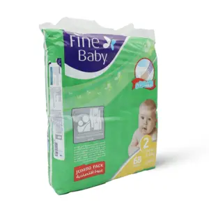 Fine Baby, Baby Diapers Size 2 Small Jumbo Pack 68 Diapers. - 4 Fine Baby, Baby Diapers Size 2 Small Jumbo Pack 68 Diapers. - 4
