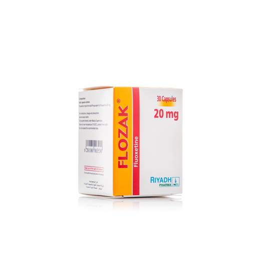 Flozak 20 Mg, Antidepressant - 30 Capsules