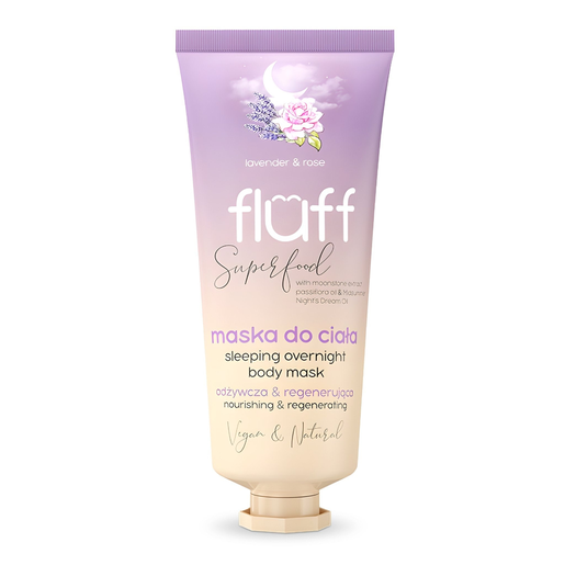 Fluff, Body Mask, For Sleep, With Lavender & Rose - 150 Ml