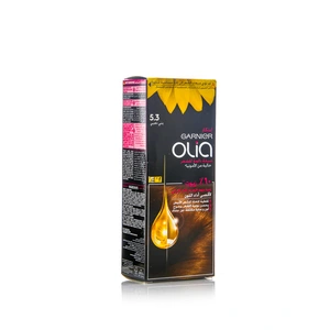 Garnier, Olia, Hair Color, Ammonia Free, 5.3 Golden Brown Color - 1 Kit Garnier, Olia, Hair Color, Ammonia Free, 5.3 Golden Brown Color - 1 Kit