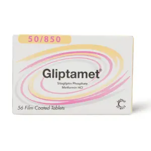Gliptamet 50/850 Mg - 56 Tablets - 2 Gliptamet 50/850 Mg - 56 Tablets - 2